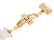 GUCCI グッチ  DIVE ダイブ クォーツ ホワイト ラバー メンズ YA136322【472】