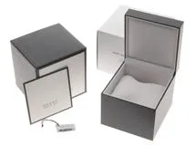 GUCCI グッチ レディース クオーツ Gタイムレス 126.4 YA1264124 ブルーシェル文字盤 SS/レザー【472】HK