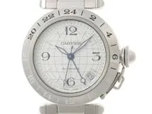 Cartier　カルティエ　パシャC メリディアン 　W31078M7　ステンレススチール　自動巻き　男女兼用　腕時計　C