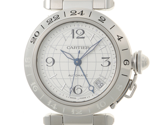 Cartier カルティエ パシャC メリディアン W31078M7 ステンレス