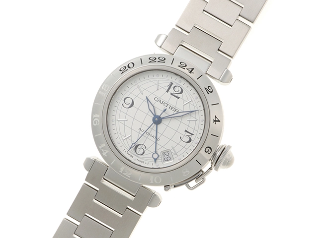 Cartier カルティエ パシャC メリディアン W31078M7 ステンレススチール 自動巻き 男女兼用 腕時計 C