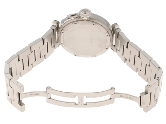 Cartier カルティエ パシャC メリディアン W31078M7 ステンレススチール 自動巻き 男女兼用 腕時計 C