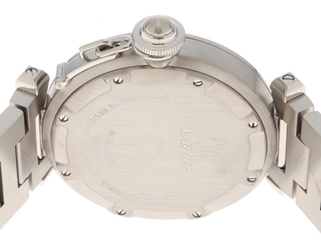 Cartier カルティエ パシャC メリディアン W31078M7 ステンレススチール 自動巻き 男女兼用 腕時計 C