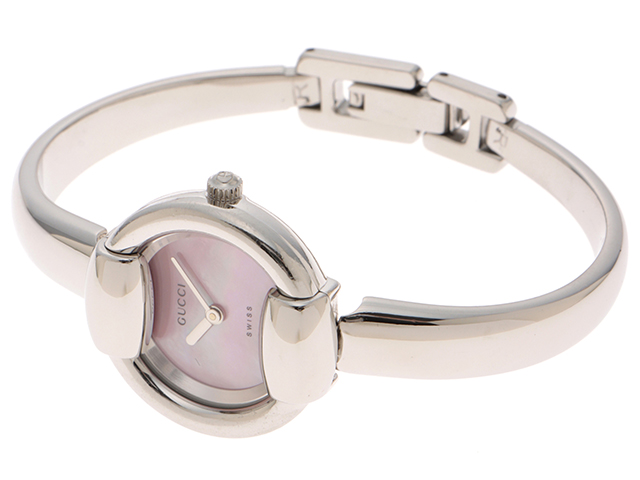 GUCCI ステンレススチール ピンク時計 G-Timeless グッチ 時計 Gタイムレス 27mm スイス製 クオーツ