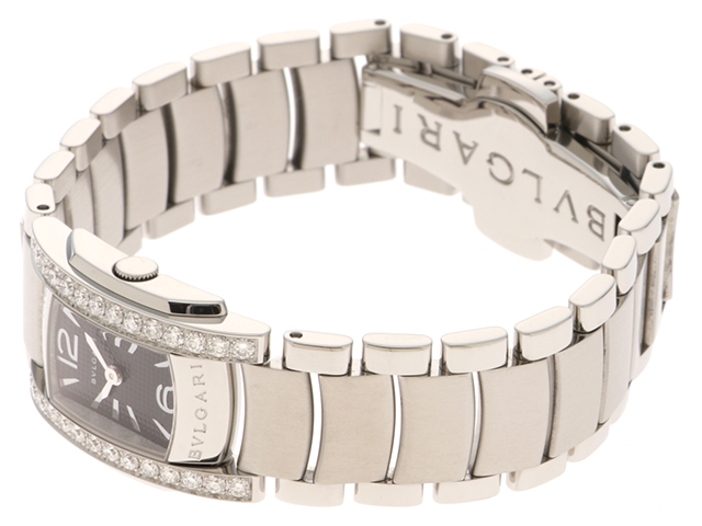BVLGARI ブルガリ レディース腕時計 アショーマ ダイヤベゼル