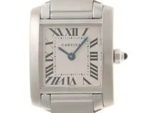 Cartier　カルティエ　W51008Q3　タンクフランセーズSM　ステンレススチール　クォーツ　レディース　腕時計　C