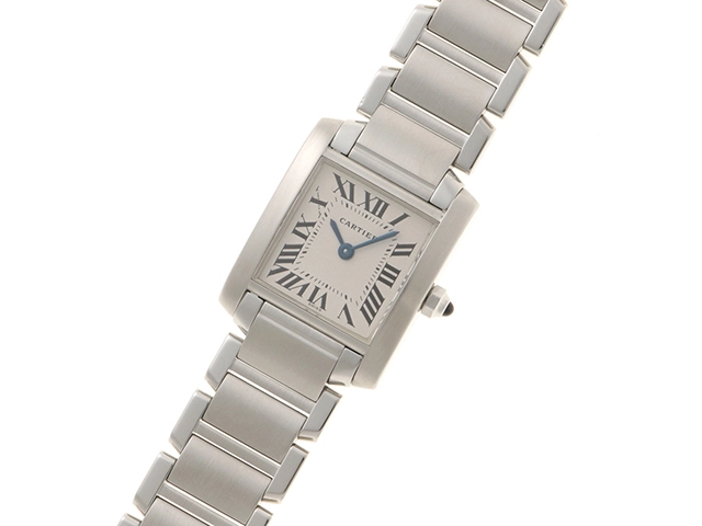 Cartier　カルティエ　W51008Q3　タンクフランセーズSM　ステンレススチール　クォーツ　レディース　腕時計　C