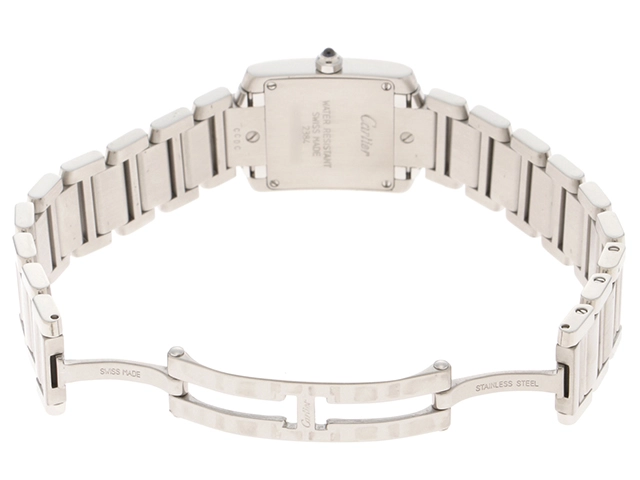 Cartier　カルティエ　W51008Q3　タンクフランセーズSM　ステンレススチール　クォーツ　レディース　腕時計　C