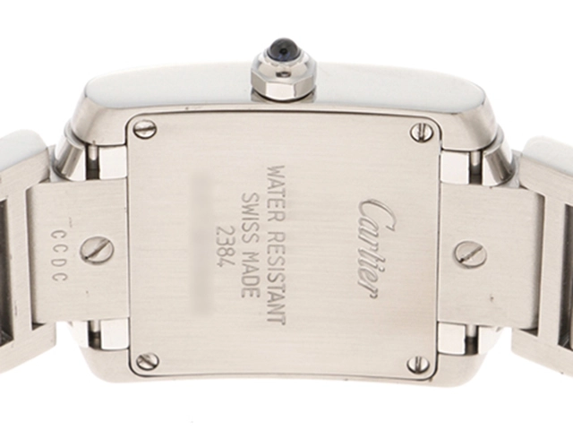 Cartier　カルティエ　W51008Q3　タンクフランセーズSM　ステンレススチール　クォーツ　レディース　腕時計　C