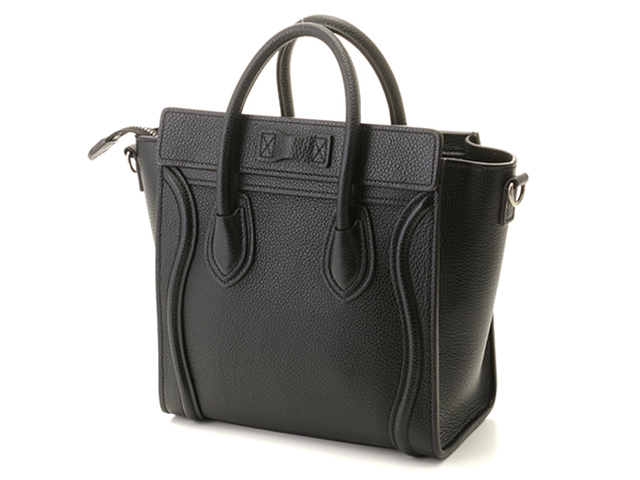 CELINE セリーヌ 2wayバッグ ラゲージ ナノショッパー ブラック