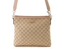 GUCCI　  　グッチ　  　GGショルダーバッグ　　 　388924　　　ベージュ/ピンクベージュ　　　キャンバスGG　　【436】　　2148103853593