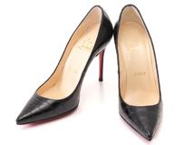 未使用★クリスチャンルブタンLouboutin38レザーボアブーツ本革 クリスチャンルブタン | 中古ブランド通販・高価買取の大黒屋