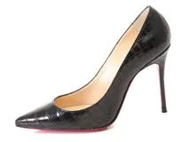 Christian Louboutin クリスチャンルブタン クロコ調 Kateパンプス