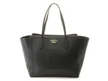 GUCCI グッチ スウィングトート ブラック レザー 354397【431