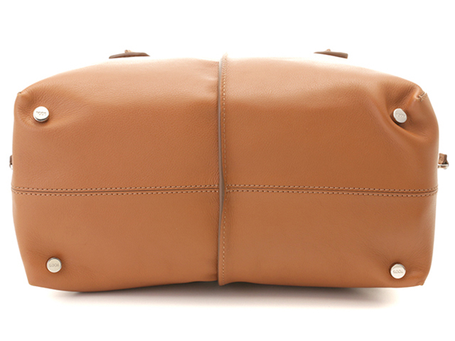 TOD'S トッズ Dスタイリング 2Wayバッグ ブラウン レザー【433