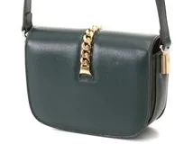 GUCCI グッチ シルヴィ ショルダーバッグ グリーン レザー 【432
