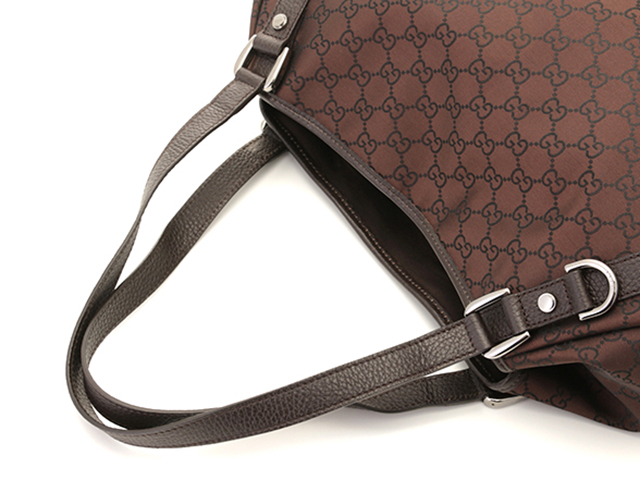 美品｜グッチ GGキャンバス トートバッグ ダークブラウン GGキャンバス GUCCI トートバッグ 272399・204991 グッチ ダーク