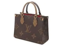 LOUIS VUITTON　ルイ・ヴィトン　バッグ　オンザゴーPM　モノグラム・ジャイアント・リバース　M46373　RFIDタグ【433】2143300231052