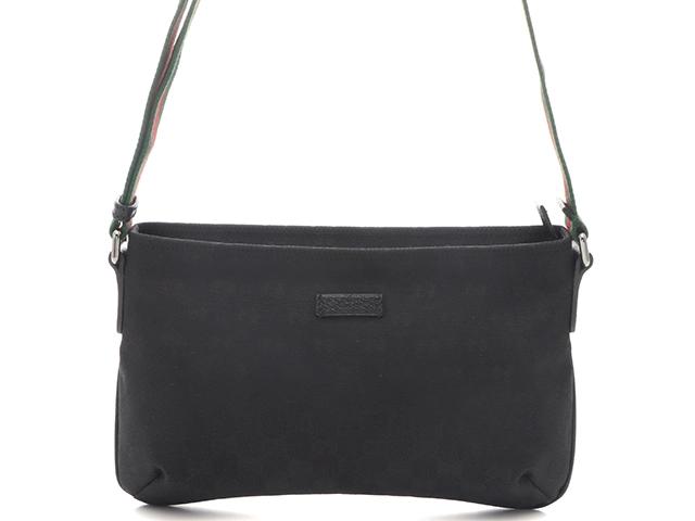 GUCCI グッチ GGキャンバス シェリーライン ショルダーバッグ