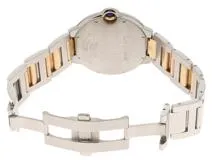 Cartier　カルティエ　バロンブルーLM　W69009Z3　ピングゴールド/ステンレススチール　自動巻き　メンズ　腕時計　C