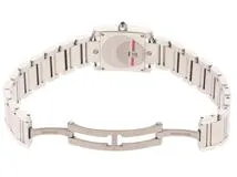 Cartier カルティエ　2019年　ﾀﾝｸﾌﾗﾝｾｰｽﾞSM　クォーツ　ホワイト　SS　【432】