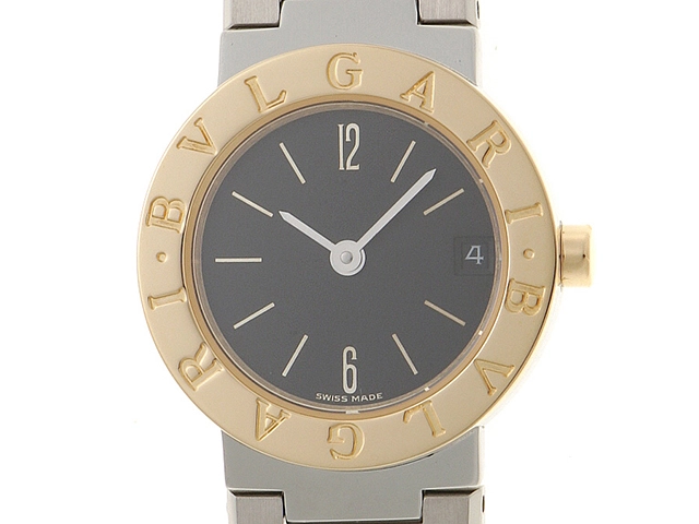 BVLGARI ブルガリ ブルガリ BB23SGD ブラック文字盤 ステンレス