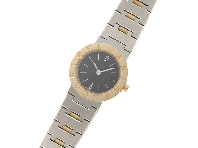 BVLGARI ブルガリ ブルガリ BB23SGD ブラック文字盤 ステンレス  