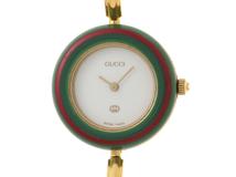 GUCCI　グッチ　チェンジベゼル　11/12　替えベゼル計11種類　女性用クォーツ腕時計　【431】2148103858031