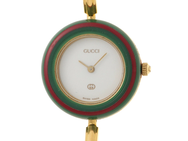 GUCCI グッチ 時計 チェンジベゼル 11/12 クォーツ レディース
