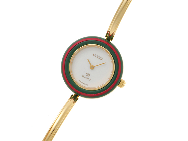 GUCCI グッチ　チェンジベゼル　1100 楽天市場】GUCCI チェンジベゼルウォッチ 1100-L 電池交換済