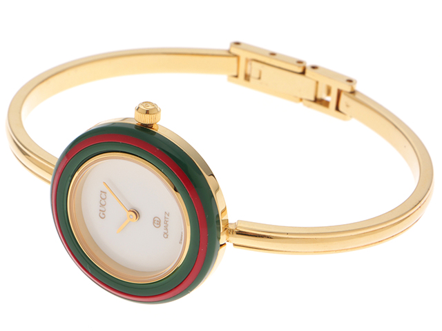 GUCCI グッチ　チェンジベゼル　1100 GUCCI グッチ 時計 チェンジベゼル 1100－L クォーツ レディース