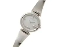 GUCCI グッチ 腕時計 134.5 ステンレススチール ホワイトシェル