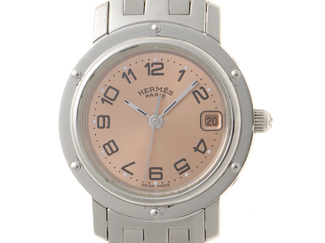 HERMES エルメス レディース クオーツ クリッパー CL4.210