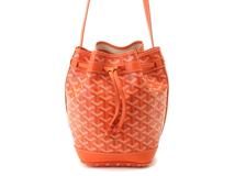 GYARD　ゴヤール　プティ　フロ　オレンジ　PVC／レザー　【472】　Y