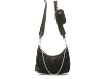 Prada　プラダ　Re-Edition 2005 Re-Nylonバッグ　 1BH204　ブラック　ナイロン【430】2148103858444