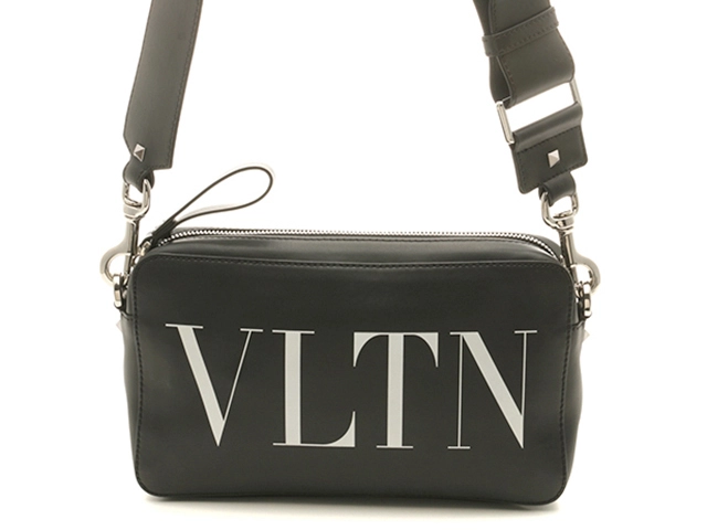 VALENTINO GARAVANI Logo Two-way Handbag Shoulder bag Black