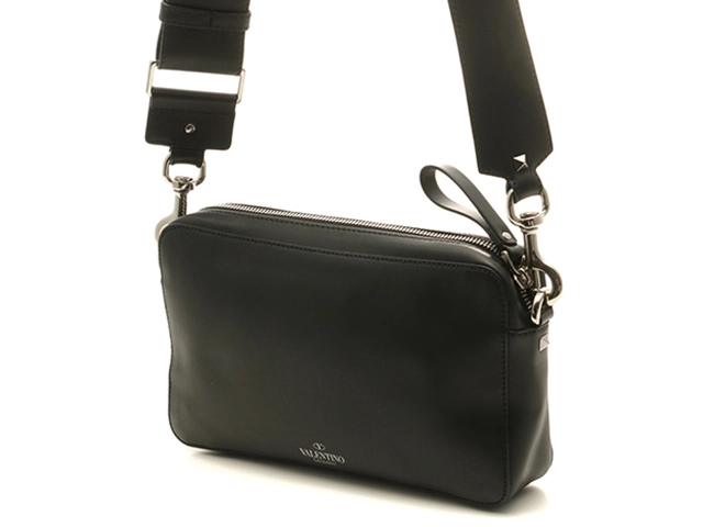 VALENTINO ヴァレンティノ 2wayバッグ ブラック レザー 2148103858666 【432】