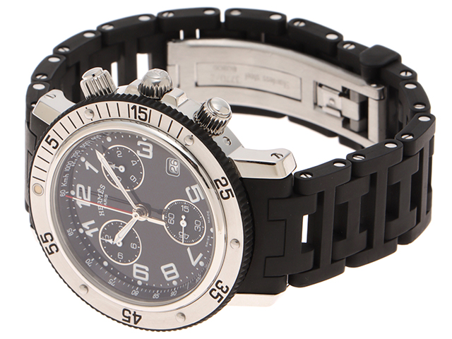 稼働品 HERMES エルメス 時計 クリッパーCL2.915.330/3770 HERMES エルメス 時計 クリッパー ダイバークロノ CL2.915.330/3770
