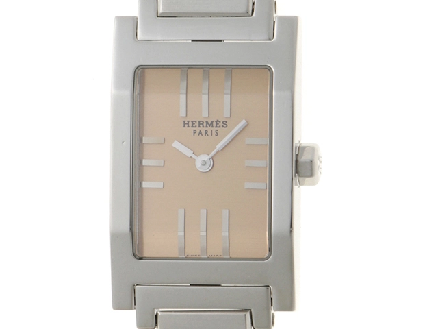 ✨美品・新品電池✨HERMES エルメス タンデム TA1.210 レディース HERMES エルメス タンデム TA1.210 ステンレススチール シルバー