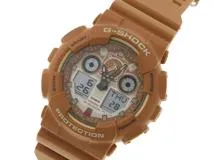 CASIO　カシオ　G-SHOCK　柴犬モデル　GA-100SHB-5AJR　アナログデジタル　 ブラウン/オフホワイト文字盤　クオーツ　メンズ時計　2148103859274【207】