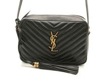 SAINT LAURENT サンローラン ルー カメラバッグ レザー ブラック 520534【472】YK