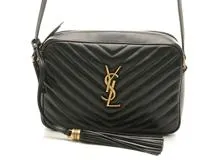 SAINT LAURENT サンローラン ルー カメラバッグ レザー ブラック 520534【472】YK