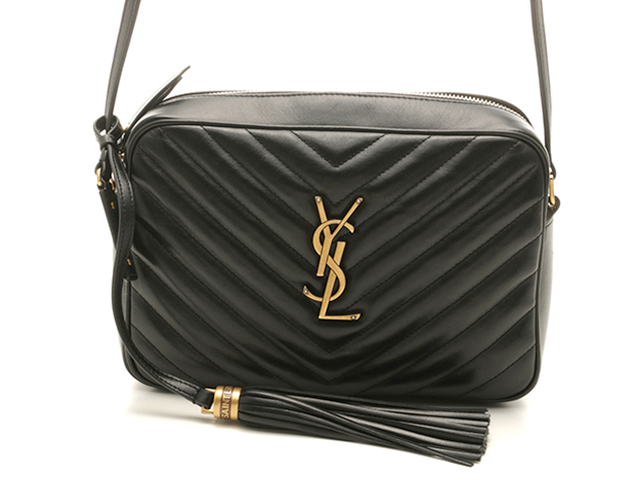 SAINT LAURENT サンローラン ルー カメラバッグ レザー ブラック
