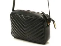 SAINT LAURENT サンローラン ルー カメラバッグ レザー ブラック 520534【472】YK