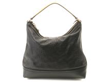 GUCCI グッチ グッチシマ ワンショルダー カーフ ブラック/オレンジ 282333【472】YK