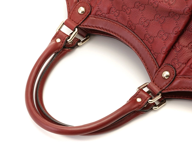 GUCCI グッチ ハンドバック/トートバック スーキー グッチシマ カーフ ボルドー  211944【472】YY