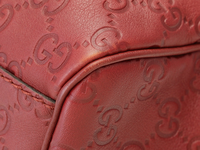 GUCCI グッチ ハンドバック/トートバック スーキー グッチシマ カーフ ボルドー  211944【472】YY