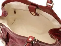 GUCCI グッチ ハンドバック/トートバック スーキー グッチシマ カーフ ボルドー  211944【472】YY