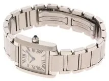 Cartier　カルティエ　時計　タンクフランセーズSM　W51008Q3　クォーツ　レディース　ステンレス　SS　2148103859755【207】