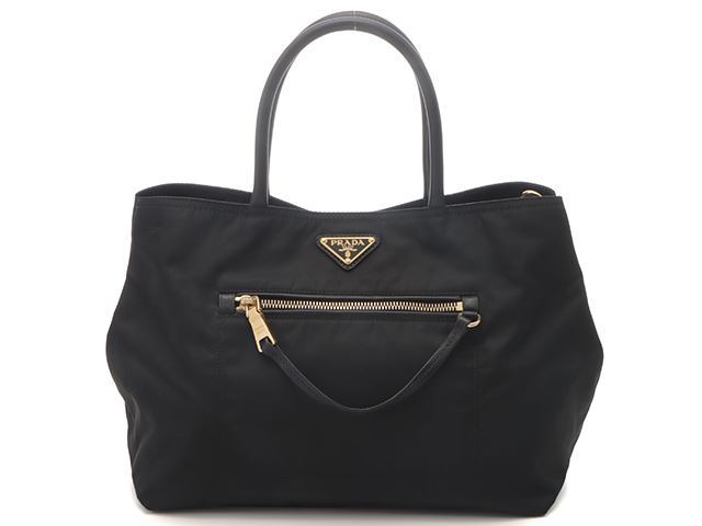 PRADA プラダ 2wayバッグ ブラック ナイロン／レザー BN1825